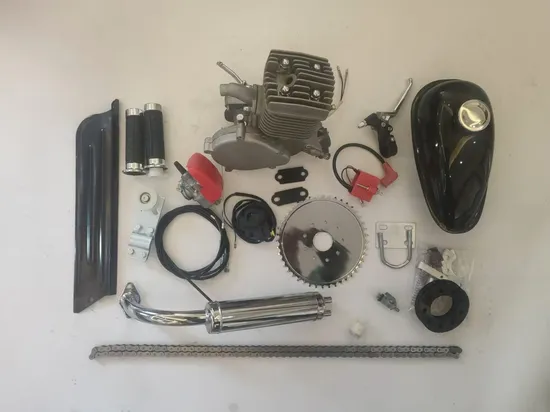 85cc 2-Stroke Bicycle Engine with High Power and German Chainsaw-Style Single-Ring Piston