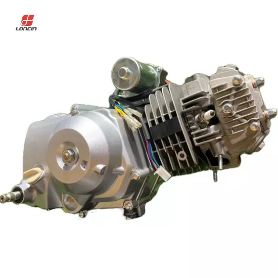 Locin Single Cylinder Horizontal Tq125 Electric/Foot Start Manual Clutch Engine Assembly