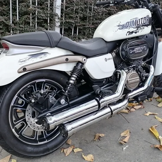 Harley Motorcycle Exhaust Muffle with Removable Silencer