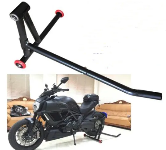 750lbs Motorcycle/Bike Head Paddock Stand with Single Swing Arm