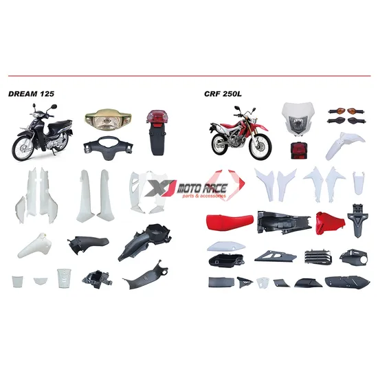 Motorcycle Accessories Body Parts Full Plastic Parts for Dream125 Crf250L Nmax155 Nmax160 B6h
