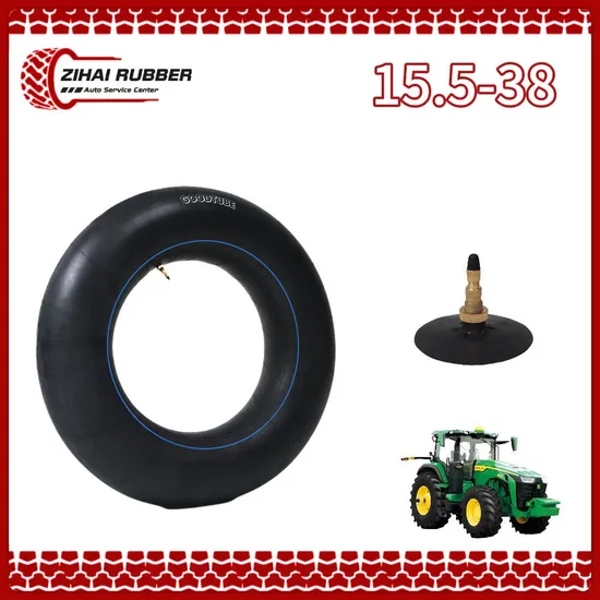 8MPa Butyl Rubber 15.5-38 18.4-38 Agricultural Farm Agriculture Tyre Inner Tube