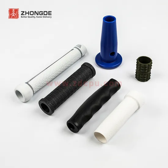 Zhongde Factory Custom Molded Non-Standard Soft Silicone Rubber Handle Grip