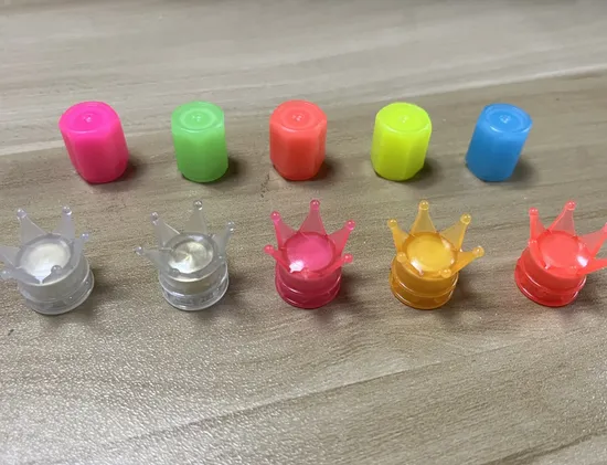 New ABS Luminous Tire Valve Cap Glow in Dark