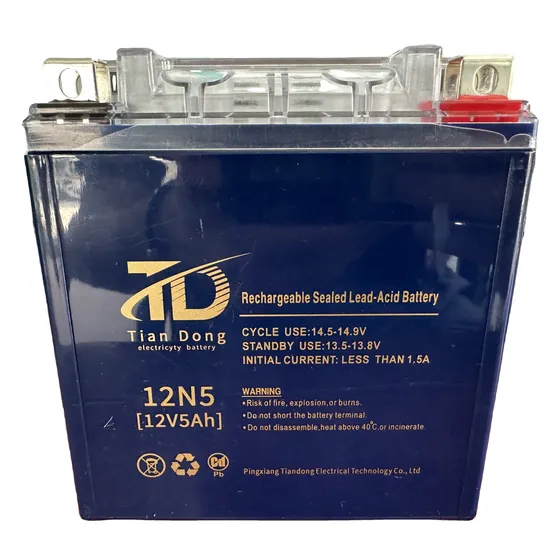 High Quality Motorcycle Parts 12V 5ah Lead Acid Battery Motorcycle Spare Parts