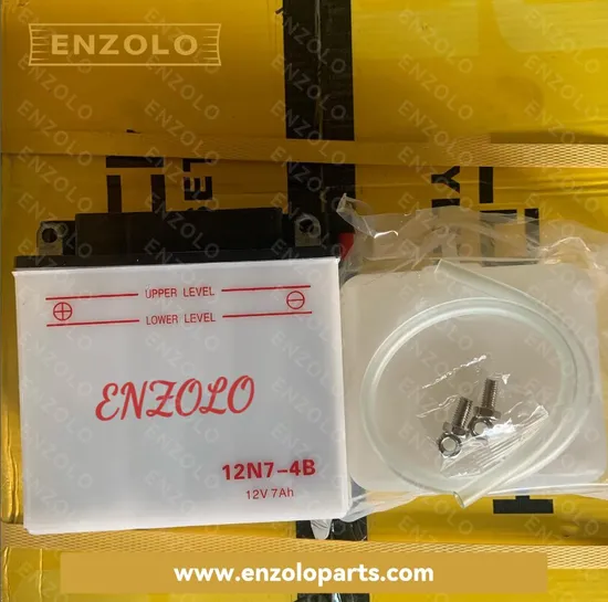 Enzolo High Quality Motorcycle Dry Starting Lighting Baterry 12V 7ah Battery for Motorcycles for Gn Venezuela Market