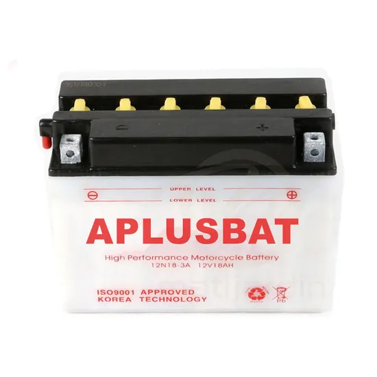 Quality Approval Rechargeable Dry Charged Storage Starting Motor Motorcycle Lawnmover Batteries 12n18-3A 12V18ah