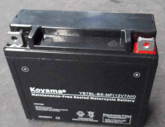 12V7ah Motorcycle Battery Yb7bl-BS/12n7bl-BS Maintenance Free Motorcycle Battery