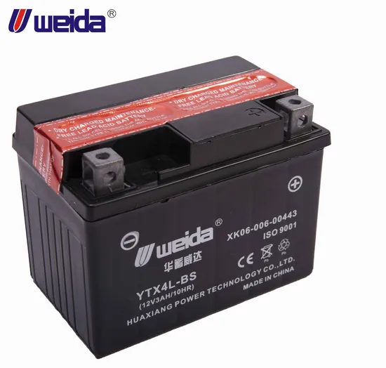 Weida 12V3ah Motorcycle Dry Charged Battery
