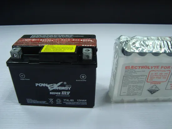 Yt4l-BS 12V4ah Dry Charged Maintenance Free Lead Acid Battery VRLA Battery Solar Battery Dry Charged Battery Motorcycle Battery