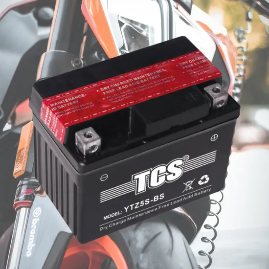 High Quality 5Ah Ytz5S-Bs High Performance Motorcycle Battery For Electric Tricycles