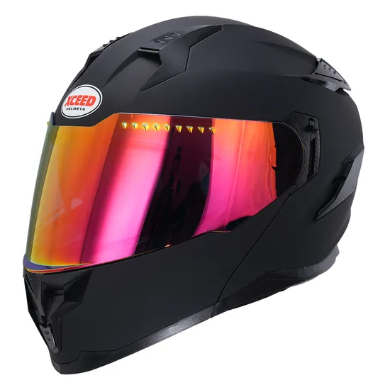 New Design Flip up Motorcycle Street Bike Helmets with Dual Visor for Unisex DOT Approved