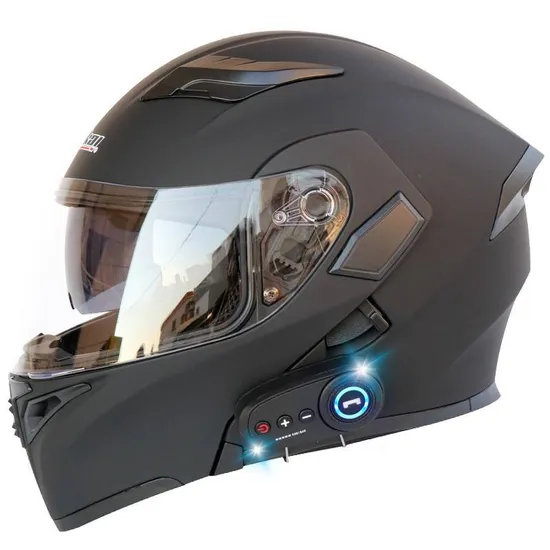 Blue-Tooth Casco PARA Moto for Motorcycle Full Face Helmet Flip up Helmet