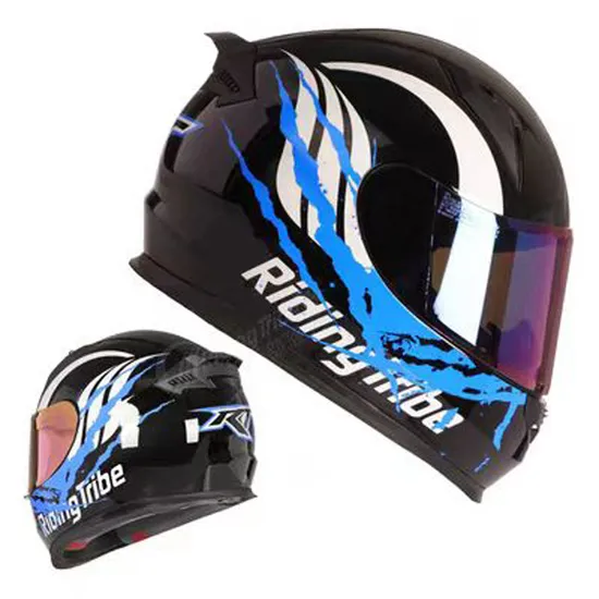 Lightweight ABS Shell Motorcycle Full Face Helmet for Adults