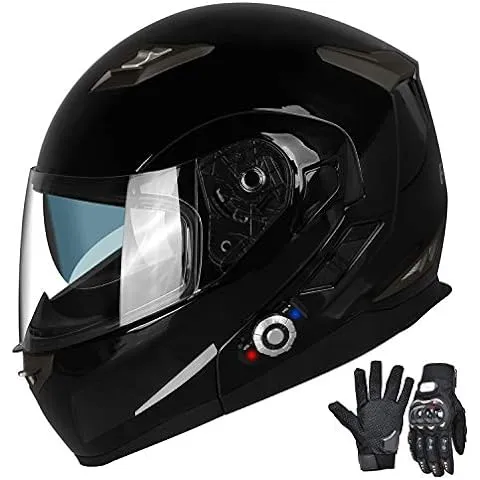 Ilm Motorcycle Helmets Modular Dual Visor Flip-up Full Face Street Bike Racing Helmet DOT