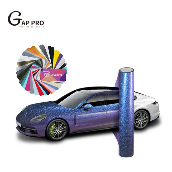Gappro Anti-Scratch Instant Heat Self Healing Automotive No Yellowing Stretchable Self Adhesive Tph TPU Color Ppf Film for Car Wrap Vinyl