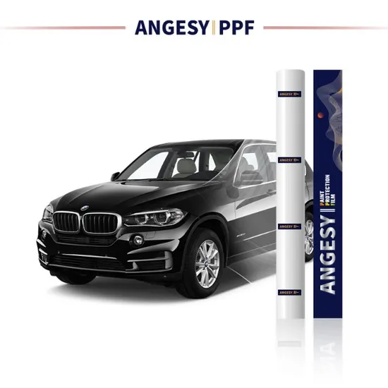 Angesy TPU Ppf 7.5mil Paint Protection Film Anti Yellowing Heat Self Healing 1.52*15m
