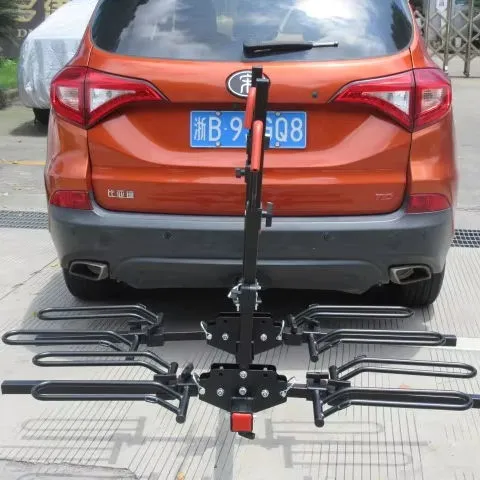 Loveyoung Hot Sale High Quality Steel Bike Rack Stand OEM Platform Hitch Mount Bicycle Carrier
