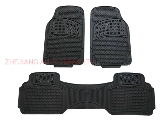 Full Set 3PCS Universal Rubber PVC Car Mat