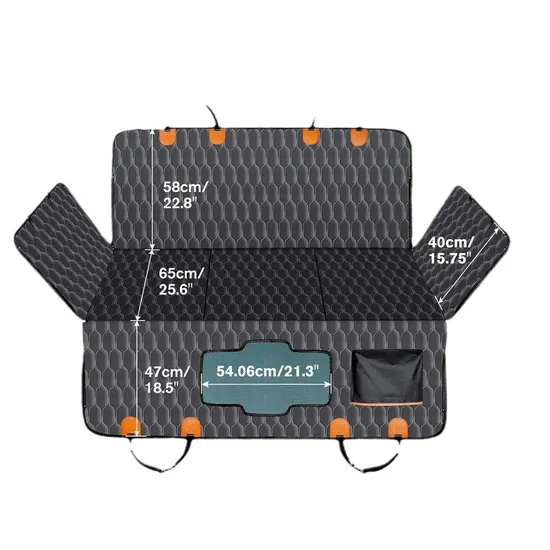 Dog Car Pet Mat Pet Car Rear Mat Waterproof Dog Car Seat Cover Camping Mattress