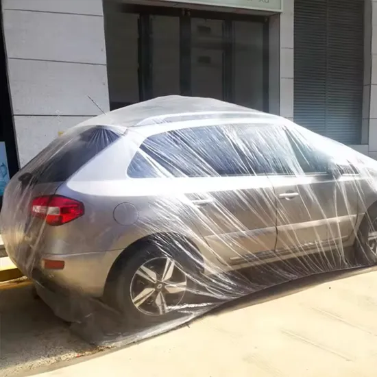 New Products Plastic Disposable Clear Universal Soft Clear Different Size Car Cover