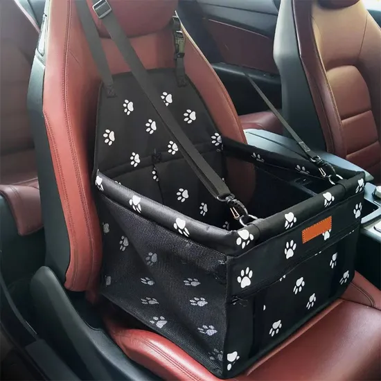Folding Soft Washable Travel Pet Car Booster Seat Adjustable Waterproof Pet Dog Cat Car Seat Booster