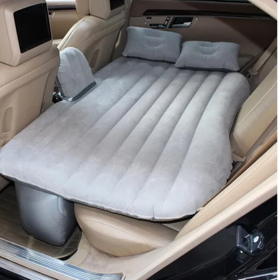 Car Travel Bed Multi-Function Folding Flocking Inflatable Mattress Sleeping Pad Wyz20367