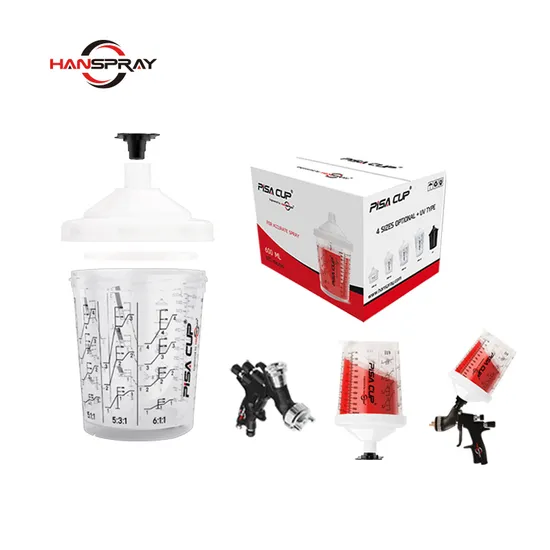 Automotive Refinish Hanspray Spray Gun Pisa Cup