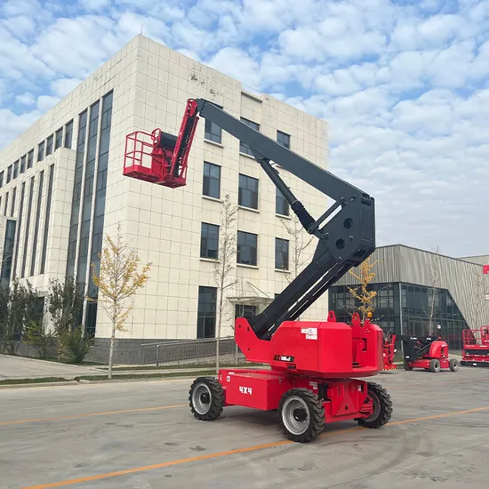 Good Price 16m Self Propelled Diesel Articulating Boom Lifts Man Lift Aerial Work Platform
