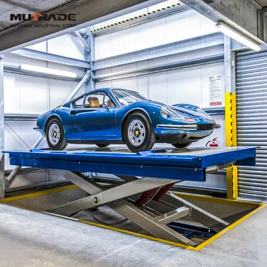 Custom-Made Hydraulicfloor to Floor Car Elevator Scissor Car Lift