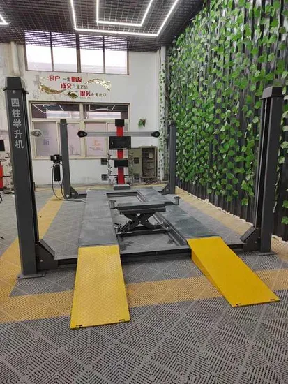 Customized 4 Post Car Lift 10 Ton Car Lift 4 Column Double Car Lift