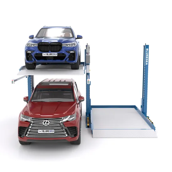 Two Post Hydraulic Car Parking Lift for Sale for Service Station CE
