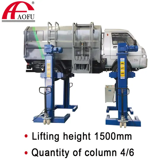 Mobile 4 /6 Columns Buses Lifter Truck Lift 20t 30t 45t 60t with CE