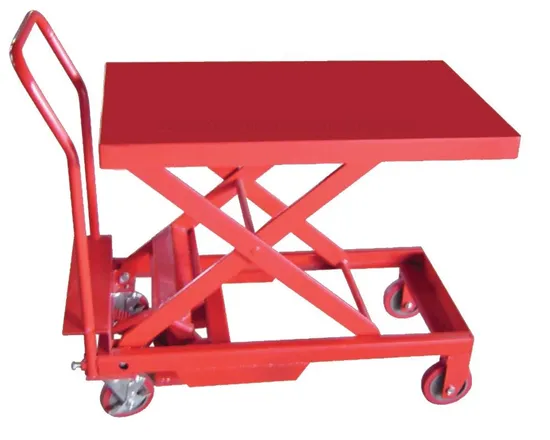 300kgs Hydraulic Lift Table Cart Manual Scissor Lift Table