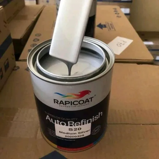 Automotive Paint Factory Metallic Coating Automotive Paint 1K Medium Silver Tinter Basecoat Paints