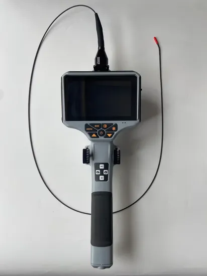 Flexible Industrial Borescope with 5 Inch Display, 4 Way Articulating, Waterproof IP67, 2mm Probe Lens, 2mts Working Cable