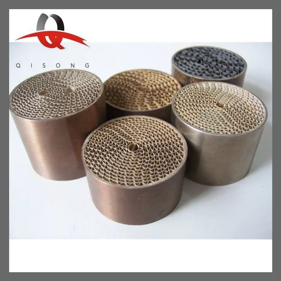 [Qisong] Performance Catalyst Car Exhaust Catalytic Converter Honeycomb Metallic Carrier