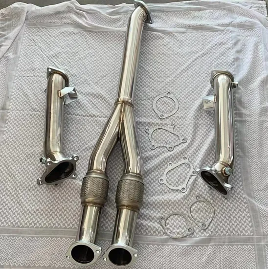 Performance Stainless Steel Exhaust Downpipe for Nissan Gt-R R35 3.8 V6 3"