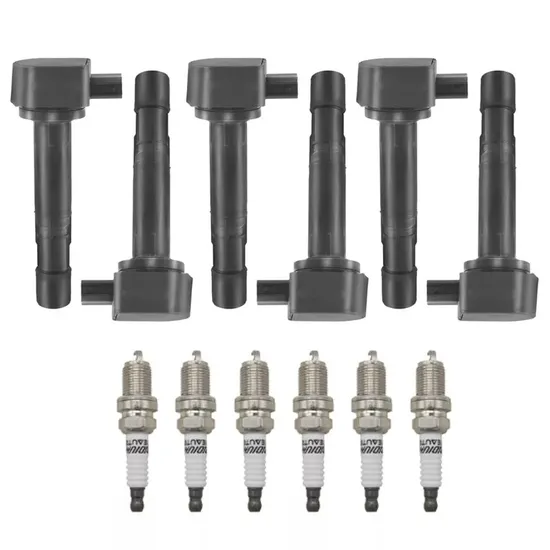Ignition Coil + Spark Plug Pack for 2001-2009 Acura Mdx V6 3.5L 3.7L UF400