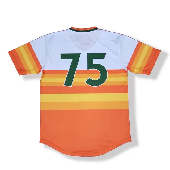Custom Printing Embroidery Baseball Uniform Style Shirt Wholesale Cheap Blank Baseball Jersey Sportswear Shirt
