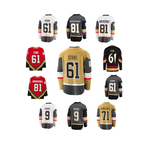 Stitched Sports Ice Hockey Jerseys Vegas 61 Mark Stone