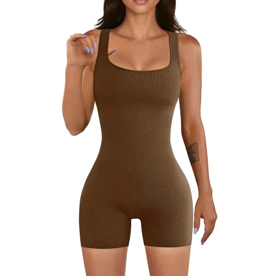 All-in-One Yoga Suit Threaded All-in-One Suit Seamless Sports