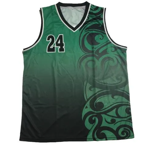 Latest Full-Color Sublimation Technique Basketball Uniform with No Design Limitations Jersey