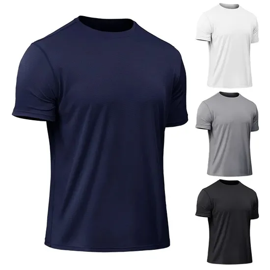 Wholesale Casual 100%Cotton Solid Color Blank O-Neck Heavy Weight T-Shirt Clothing Custom Printing Embroidery Logo T Shirt for Mens
