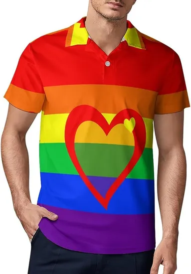 Custom Pride Month Polo Shirts for Corporate Events