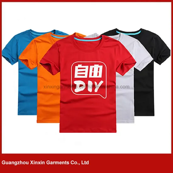 Custom High Quality Cotton Men′s Printing T Shirts with Your Own Logo (R130)