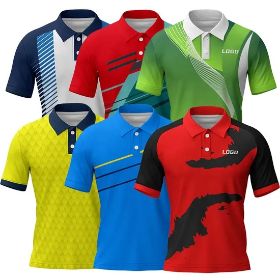 High Quality OEM Design Custom Sublimation Mesh Polo Shirt