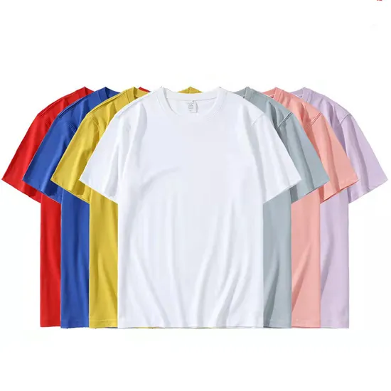 High Quality 100% Cotton Blank Plain Custom Men Graphic T Shirt for Men
