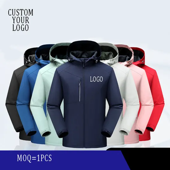 Cutom Logo Plus Size Outdoor Jacket Keep Warm Wind for Men′s