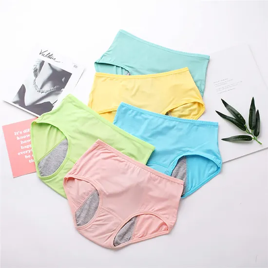 Wholesale Women Breathable Hygiene Menstrual Underwear